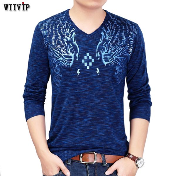 wiivip fashion sweater for men england style casual slim men pullover tiger printed v-neck sweaters men's thin shirts yw016, White;black
wiivip fashion sweater for men england style casual slim men pullover tiger printed v-neck sweaters men's thin shirts yw016, White;black