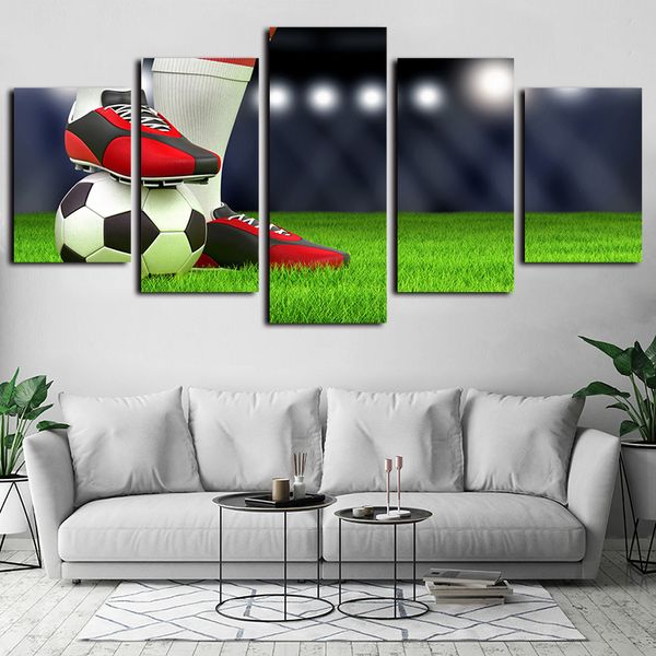 5 panels footbal lawn ball athletic shoe artworks giclee canvas wall art for kid home decor abstract poster canvas print oil painting
5 panels footbal lawn ball athletic shoe artworks giclee canvas wall art for kid home decor abstract poster canvas print oil painting