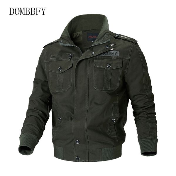 army bomber jacket men spring autumn pilot jackets male cotton multi-pocket men fashion casual cargo slim jacket coat, Black;brown
army bomber jacket men spring autumn pilot jackets male cotton multi-pocket men fashion casual cargo slim jacket coat, Black;brown