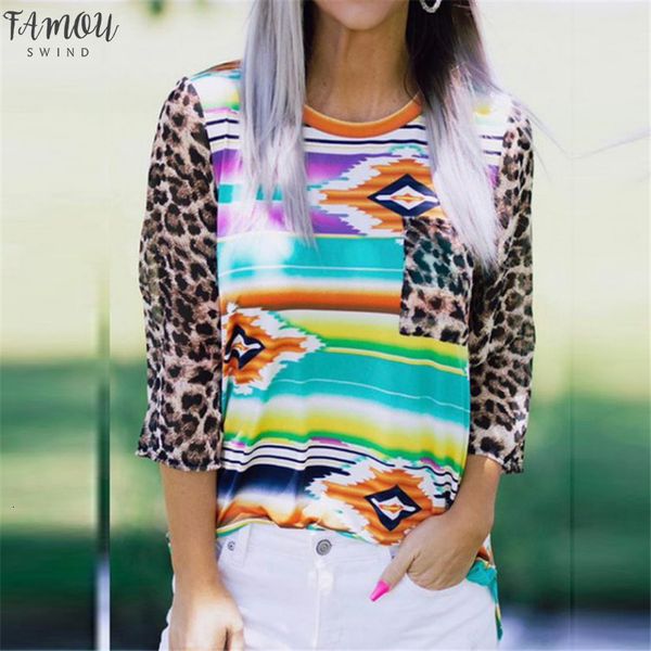 leopard t shirt women three quarter multicolor t shirt autumn tee leopard women fashion geometric printed tshirt lady top, White
leopard t shirt women three quarter multicolor t shirt autumn tee leopard women fashion geometric printed tshirt lady top, White