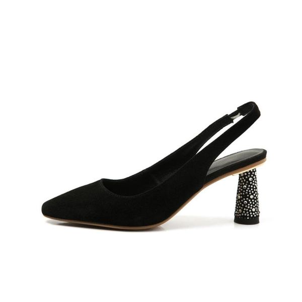 sandals 2021 spring summer fashion women real leather fabric comfortable lining shoes 6.5cm heel handmade, Black
sandals 2021 spring summer fashion women real leather fabric comfortable lining shoes 6.5cm heel handmade, Black