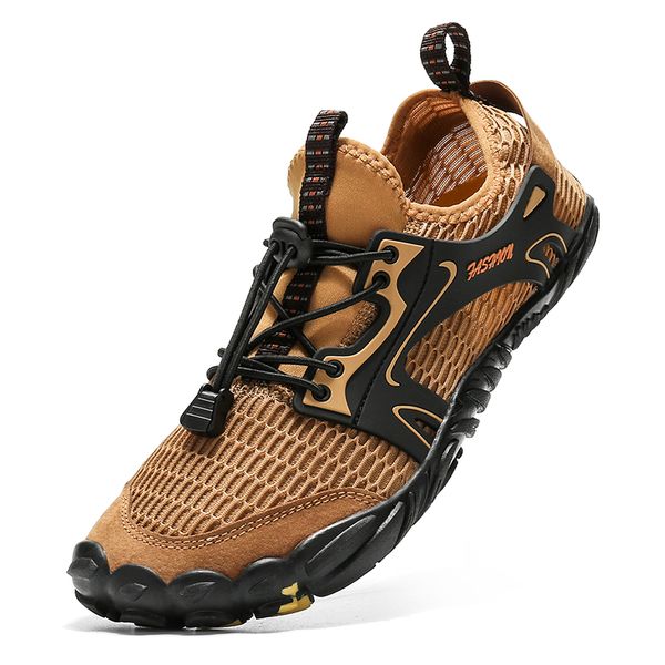 summer breathable hollow thick bottom outdoor fitness shoes non-slip wear-resistant men's waterproof lace-up sneakers, Black
summer breathable hollow thick bottom outdoor fitness shoes non-slip wear-resistant men's waterproof lace-up sneakers, Black
