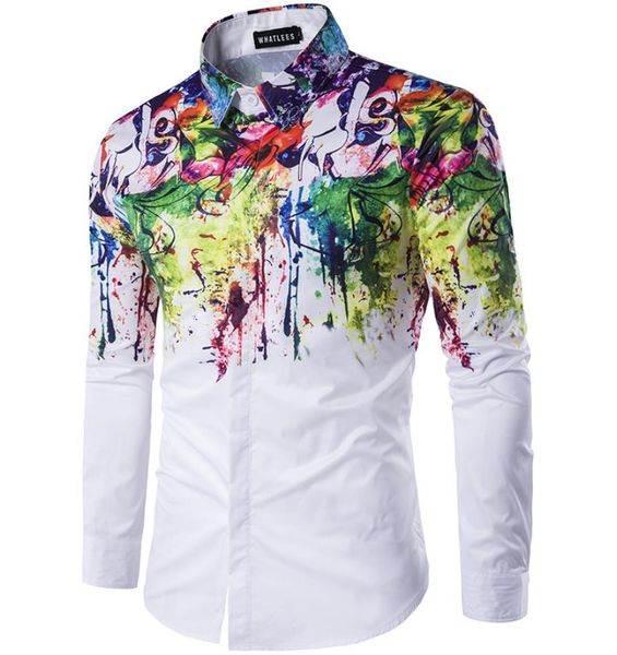 3d part print shirts man digital printing flower splashing paint long sleeve korean version of the lapel shirt cs9024, White;black
3d part print shirts man digital printing flower splashing paint long sleeve korean version of the lapel shirt cs9024, White;black