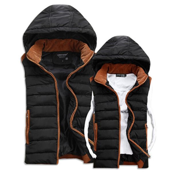new 2016 winter casual thick vest men hooded four colors chaleco con capucha slim cotton-padded lovers' waistcoat, Black;white
new 2016 winter casual thick vest men hooded four colors chaleco con capucha slim cotton-padded lovers' waistcoat, Black;white