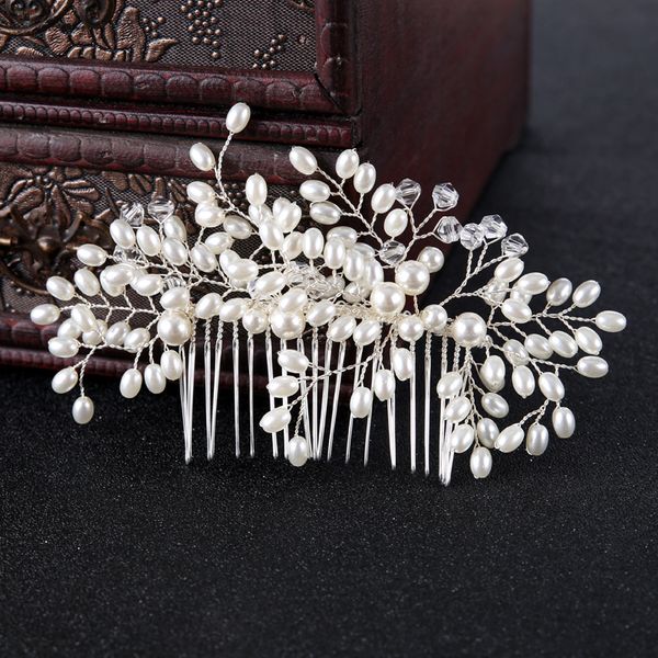 bride hair accessories 100% handmade pearl wedding hair jewelry party pom bridal silver comb pearls tiara, Golden;white
bride hair accessories 100% handmade pearl wedding hair jewelry party pom bridal silver comb pearls tiara, Golden;white
