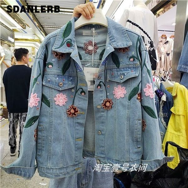 spring autumn women newfashion heavy hand-nailed pearl beaded retro embroidery flower jeans short coat jackets student jackets, Black;brown
spring autumn women newfashion heavy hand-nailed pearl beaded retro embroidery flower jeans short coat jackets student jackets, Black;brown