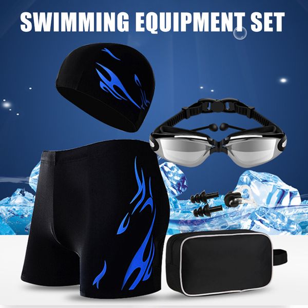 men swimming set swimwear goggles cap carry bag men swimwear beach swimsuit shorts, White;black
men swimming set swimwear goggles cap carry bag men swimwear beach swimsuit shorts, White;black