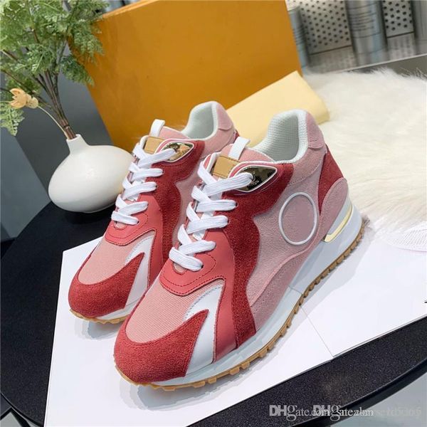 new 1a643f women run away trainers luxury designer shoes pink blue suede calfskin rubber sole womens sneakers with box, Black
new 1a643f women run away trainers luxury designer shoes pink blue suede calfskin rubber sole womens sneakers with box, Black