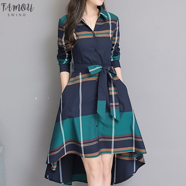 vestido de festa autumn elegant asymmetrical hem dress bodycon long sleeve turn-down collar party plaid dresses plus size, Black;gray
vestido de festa autumn elegant asymmetrical hem dress bodycon long sleeve turn-down collar party plaid dresses plus size, Black;gray
