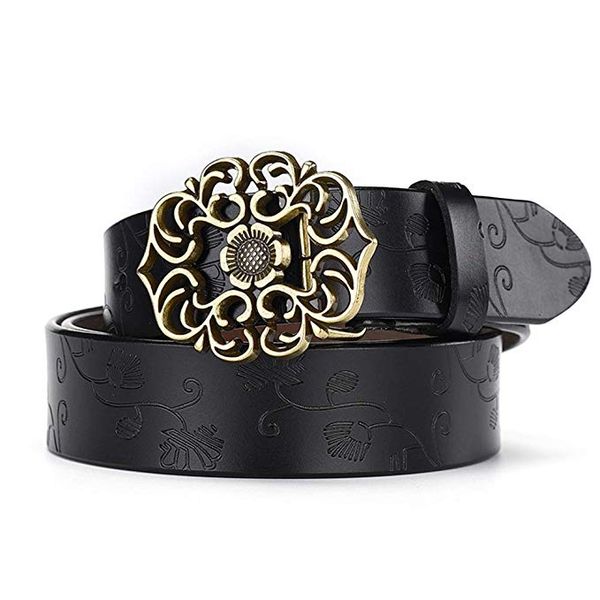 women's genuine leather belt carved ladies pure leather korean retro embossed jeans wide belt ladies belt (red/yellow/white/blac)
women's genuine leather belt carved ladies pure leather korean retro embossed jeans wide belt ladies belt (red/yellow/white/blac)
