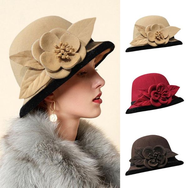 mother gift lady hat winter fashion flowers dome woolen cap cloche hats woman party formal grade 100% wool felt hat, Blue;gray
mother gift lady hat winter fashion flowers dome woolen cap cloche hats woman party formal grade 100% wool felt hat, Blue;gray