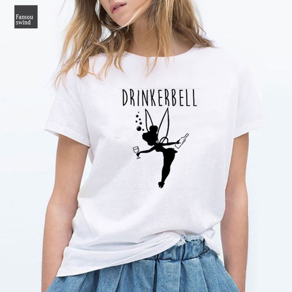 женская мода футболка drinkerbell смешная футболка с коротким рукавом девочка печать письмо summer tops harajuku haut femme тройники, White
женская мода футболка drinkerbell смешная футболка с коротким рукавом девочка печать письмо summer tops harajuku haut femme тройники, White