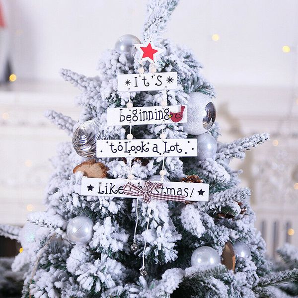 new solid christmas tree decorations wooden hanging ornament letter patterned accessories
new solid christmas tree decorations wooden hanging ornament letter patterned accessories