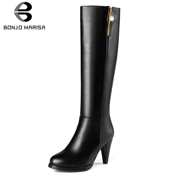 bonjomarisa new plus size 34-45 lady elegant concise decorating boots women fashion black knee high boots high heels shoes woman
bonjomarisa new plus size 34-45 lady elegant concise decorating boots women fashion black knee high boots high heels shoes woman