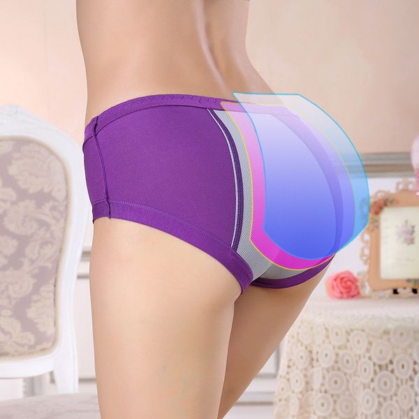 

5pcs/lot women menstrual pants cotton seamless period underwear physiological leakproof female briefs for menstruation panties, Black;pink