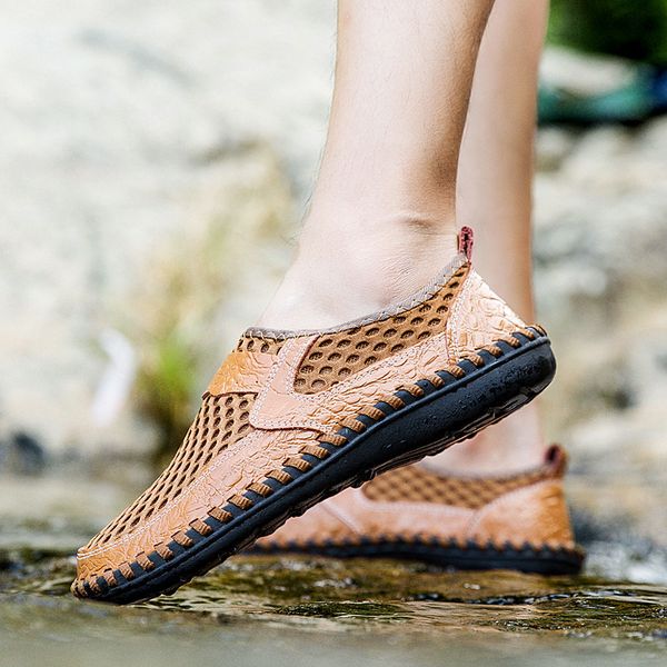 2020 summer hollow mesh breathable fashion handmade lazy shoes single shoes casual men 's outdoor upstream, Black
2020 summer hollow mesh breathable fashion handmade lazy shoes single shoes casual men 's outdoor upstream, Black