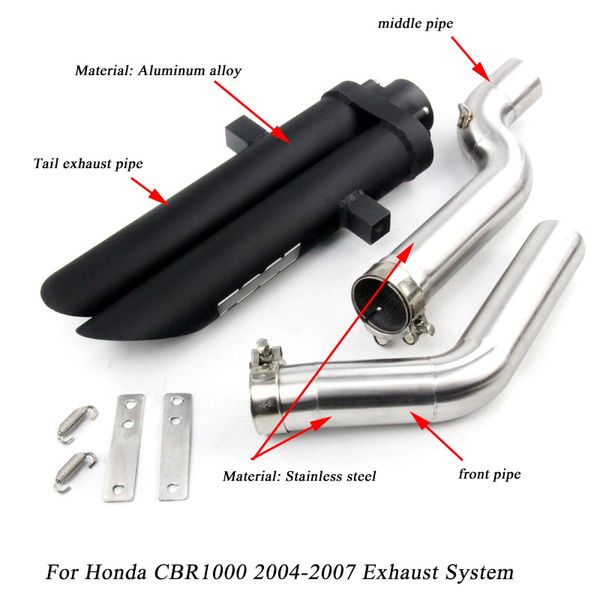 2004 2005 2006 2007 silp on for cbr1000/cbr1000rr motorcycle full connecting pipe system
2004 2005 2006 2007 silp on for cbr1000/cbr1000rr motorcycle full connecting pipe system