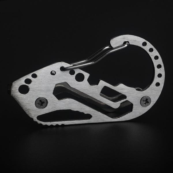 outdoor edc multi-function gadget portable mountaineering stainless steel chain quick key storage clip key holder ls19070301
outdoor edc multi-function gadget portable mountaineering stainless steel chain quick key storage clip key holder ls19070301