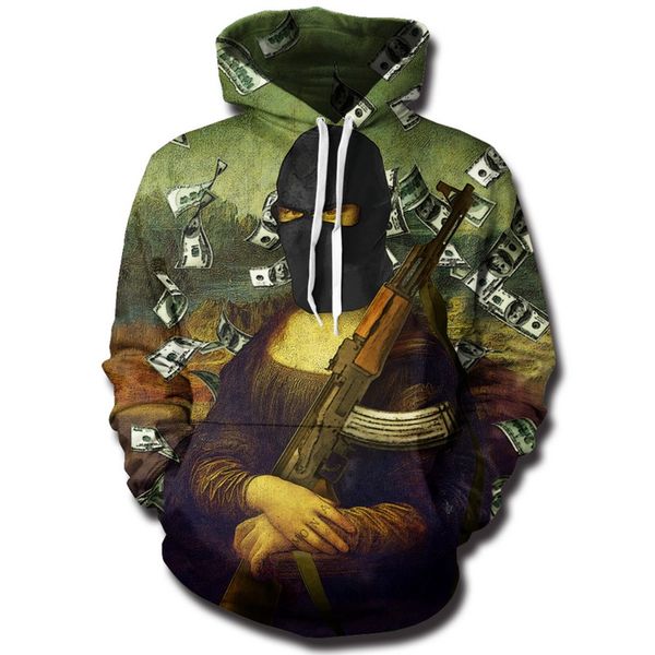 yx girl drop shipping fashion 3d men hoodies hood mona lisa funny printed hoodie streetwear casual hoody tracksuits tz073, Black
yx girl drop shipping fashion 3d men hoodies hood mona lisa funny printed hoodie streetwear casual hoody tracksuits tz073, Black