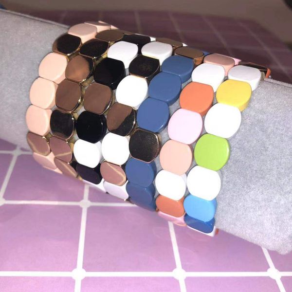 zmzy boho friends colorful rainbow bracelet stack bracelet femme diy stretch beads enamel bangle bracelets for women gift, Golden;silver
zmzy boho friends colorful rainbow bracelet stack bracelet femme diy stretch beads enamel bangle bracelets for women gift, Golden;silver