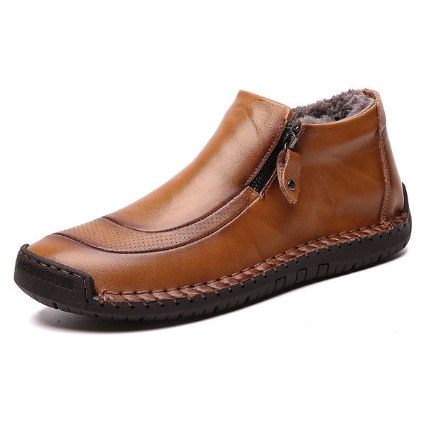 new winter men boots fashion warm casual ankle booties comfortable zip male shoes big size 39-48 men shoes 639, Black
new winter men boots fashion warm casual ankle booties comfortable zip male shoes big size 39-48 men shoes 639, Black