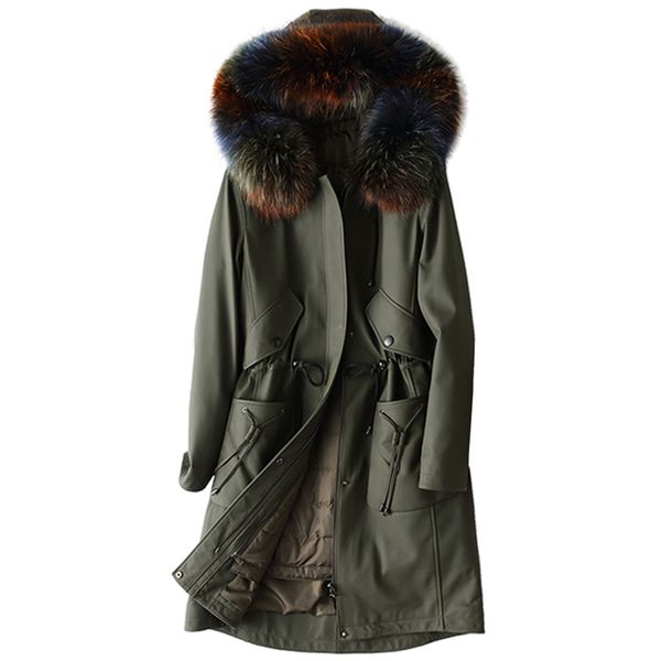 genuine leather jacket women down coat winter jacket women clothes 2019 korean raccoon dog fur hooded parka sheepskin coat zt709, Black
genuine leather jacket women down coat winter jacket women clothes 2019 korean raccoon dog fur hooded parka sheepskin coat zt709, Black
