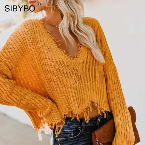 sibybo autumn knitted cotton casual women sweaters and pullovers long sleeve backless crop loose sweater women 2018, White;black
sibybo autumn knitted cotton casual women sweaters and pullovers long sleeve backless crop loose sweater women 2018, White;black