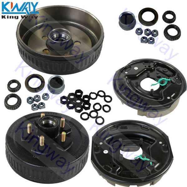 king way - 2 pcs trailer 10"x2-1/4" electric brake 5 on 4.5 hub drum kits for 3500 lbs axle
king way - 2 pcs trailer 10"x2-1/4" electric brake 5 on 4.5 hub drum kits for 3500 lbs axle