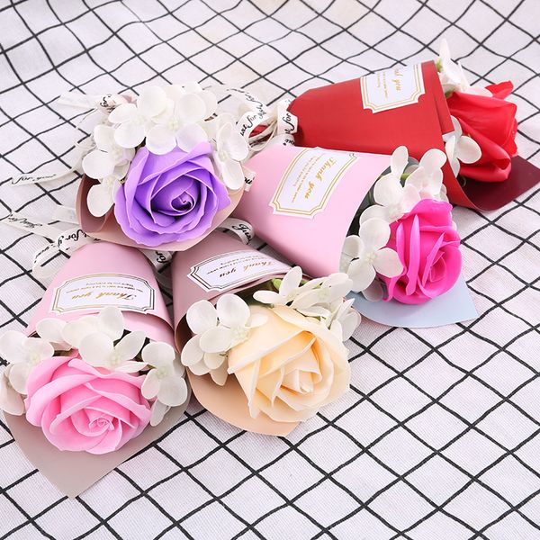 single soap artificial flower forever rose hydrangea creative gift small bouquet fake flowers valentine's
single soap artificial flower forever rose hydrangea creative gift small bouquet fake flowers valentine's