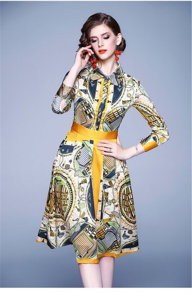 designer womens shirt dress luxury printed long sleeves dresses fashion womens patchwork clothing, Black;gray
designer womens shirt dress luxury printed long sleeves dresses fashion womens patchwork clothing, Black;gray