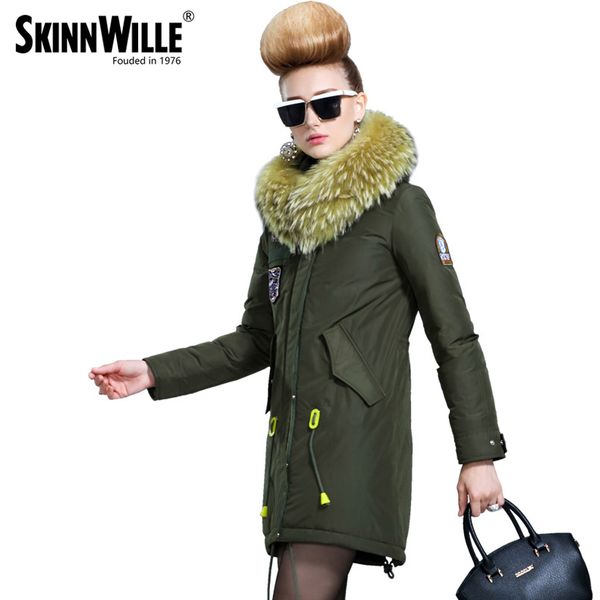 skinnwille 2017 new products down jacket in winter more female in long white duck down even the chinstrap collars, Black
skinnwille 2017 new products down jacket in winter more female in long white duck down even the chinstrap collars, Black