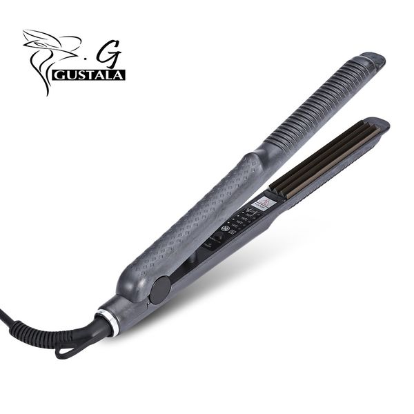 gustala 2019 professional temperature control titanium electronic hair straighteners corrugated curler crimper waves iron tools
gustala 2019 professional temperature control titanium electronic hair straighteners corrugated curler crimper waves iron tools