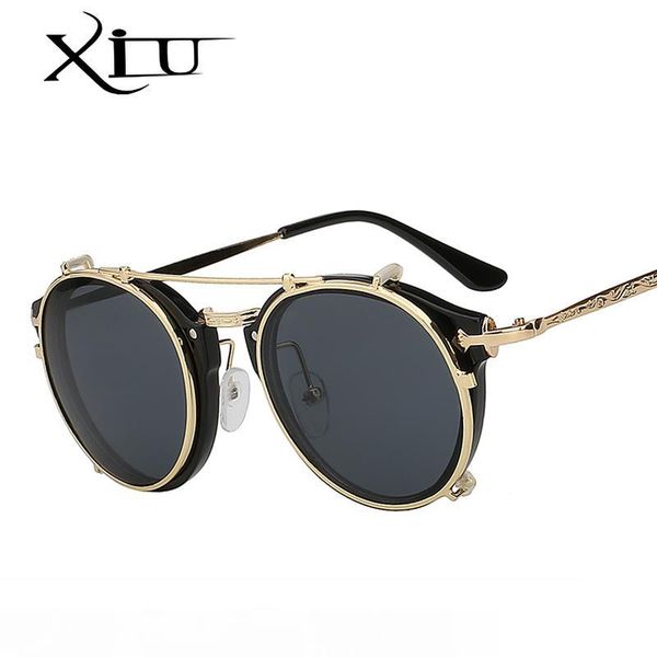 xiu clip on sunglasses men steampunk brand design women fashion glasses vintage retro fashion sunglasses oculos uv400 mx190723, White;black
xiu clip on sunglasses men steampunk brand design women fashion glasses vintage retro fashion sunglasses oculos uv400 mx190723, White;black