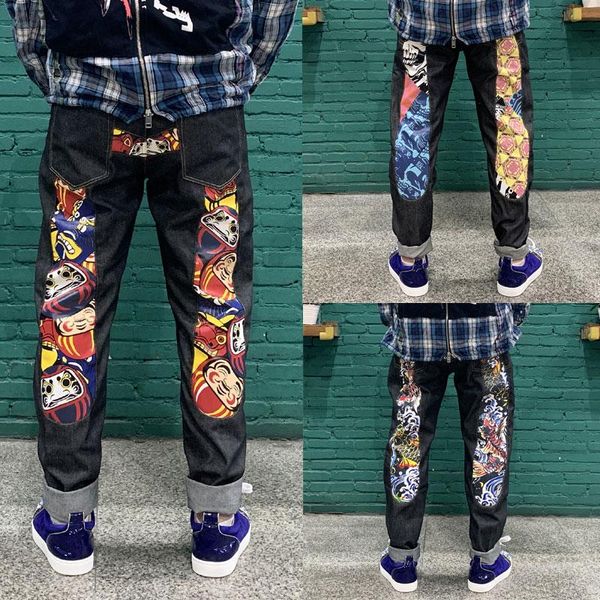 new 20 brand jeans mens jeans men denim black jeans for men embroidery pants fashion holes trousers 27-40, Blue
new 20 brand jeans mens jeans men denim black jeans for men embroidery pants fashion holes trousers 27-40, Blue
