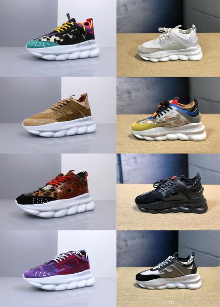 2019 new chain reaction luxury white mens womens district medusa lux link-embossed sole casual shoes trainer, Black
2019 new chain reaction luxury white mens womens district medusa lux link-embossed sole casual shoes trainer, Black