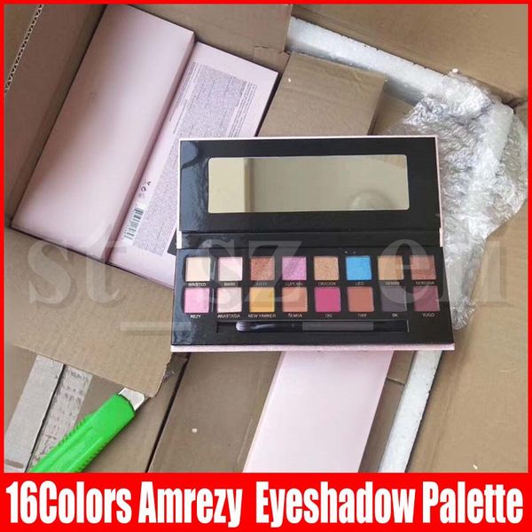 new eye makeup amrezy 16 colors eyeshadow palette pressed powder shimmer matte eye shadows with brush
new eye makeup amrezy 16 colors eyeshadow palette pressed powder shimmer matte eye shadows with brush