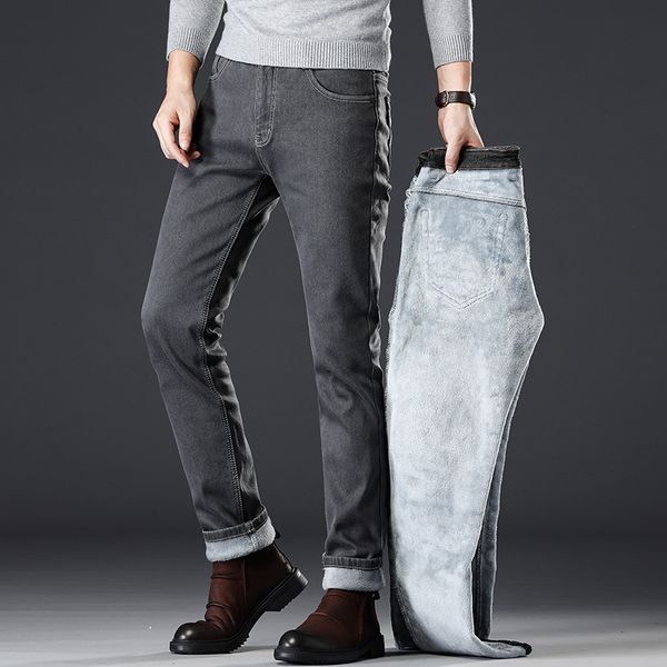 2019 new men's winter jeans warm slim fit denim pants male thicken trousers big size men jeans balck blue 38 40 42
2019 new men's winter jeans warm slim fit denim pants male thicken trousers big size men jeans balck blue 38 40 42