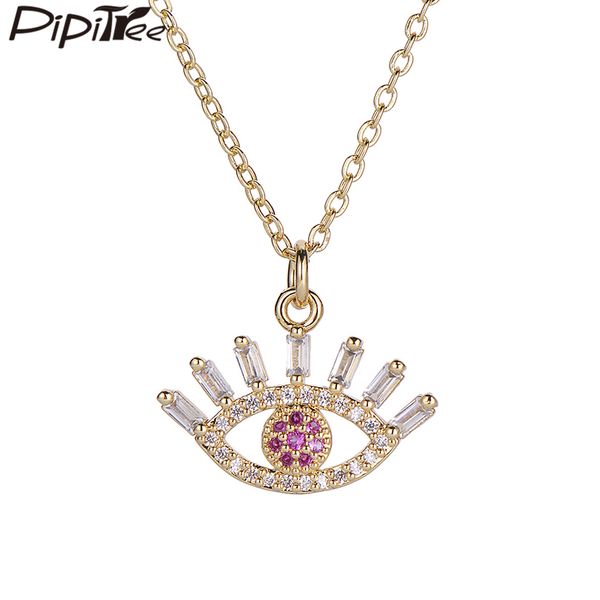 pipitree fashion square cz evil eye necklace femme copper zircon crystal choker collar women necklace chain pendant jewelry gift, Silver
pipitree fashion square cz evil eye necklace femme copper zircon crystal choker collar women necklace chain pendant jewelry gift, Silver