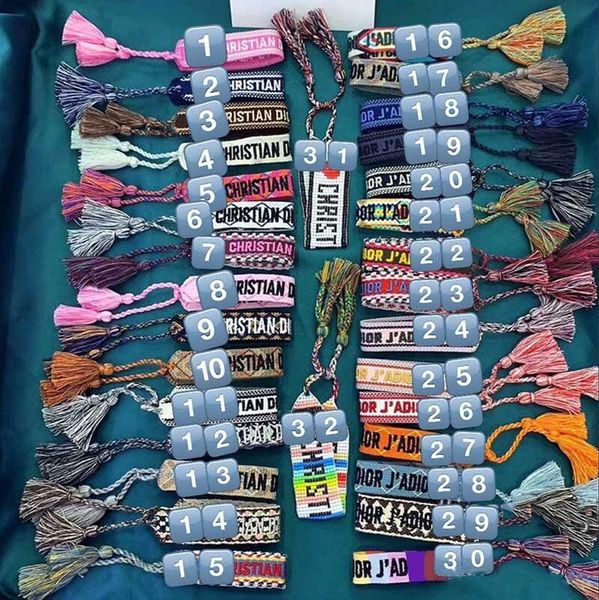 2019 brand d fa hion jewelry for men women handmade cotton ignture embroidery de igner bracelet woven bangle fabric luxury jewelry
2019 brand d fa hion jewelry for men women handmade cotton ignture embroidery de igner bracelet woven bangle fabric luxury jewelry