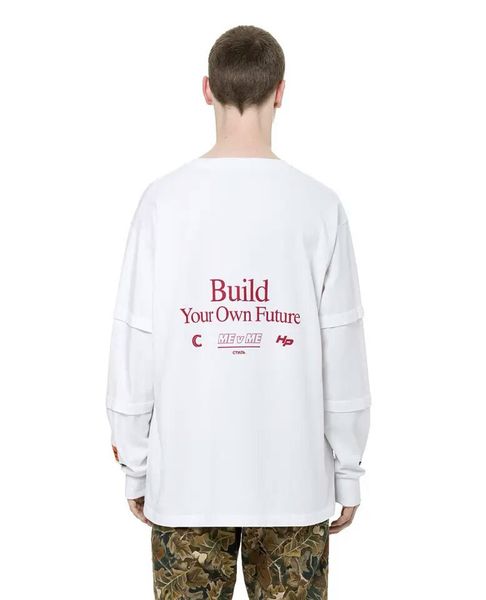 Heron Preston Build Your Own Future Printed Mens Designer Long Sleeve Tshirts Pullover Summer Male Female Crew Neck Bottoming Tops
Heron Preston Build Your Own Future Printed Mens Designer Long Sleeve Tshirts Pullover Summer Male Female Crew Neck Bottoming Tops