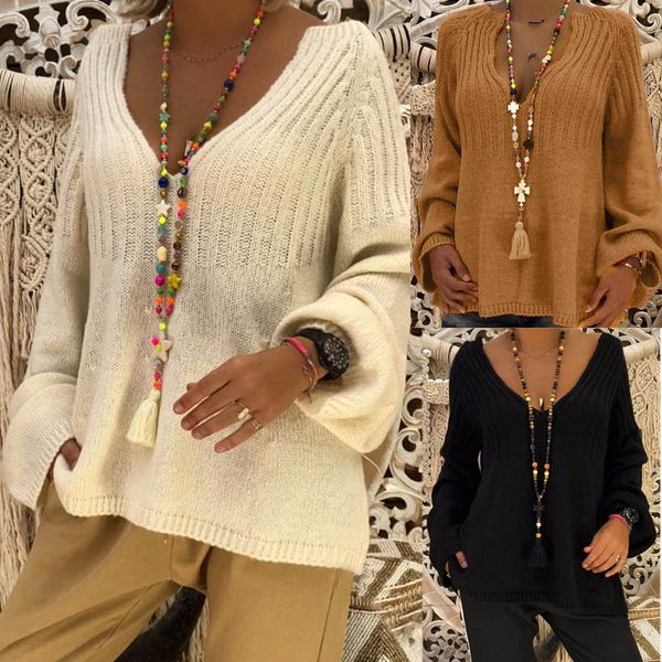 new-coming solid casual thin sweater women loose simple v-neck long sleeve spring slim-fit autumn sweater knitted pullovers, White;black
new-coming solid casual thin sweater women loose simple v-neck long sleeve spring slim-fit autumn sweater knitted pullovers, White;black