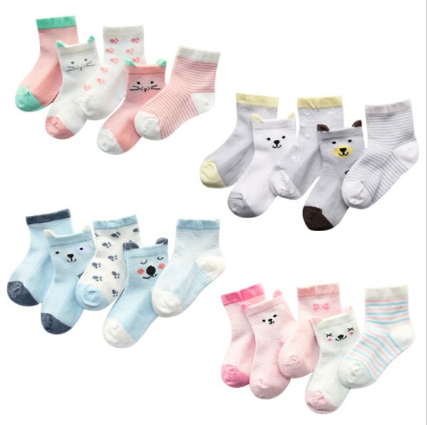 new spring and summer mesh thin section children's socks cotton tube socks cartoon animal boys girls baby socks 5 pairs pack, Pink;yellow
new spring and summer mesh thin section children's socks cotton tube socks cartoon animal boys girls baby socks 5 pairs pack, Pink;yellow