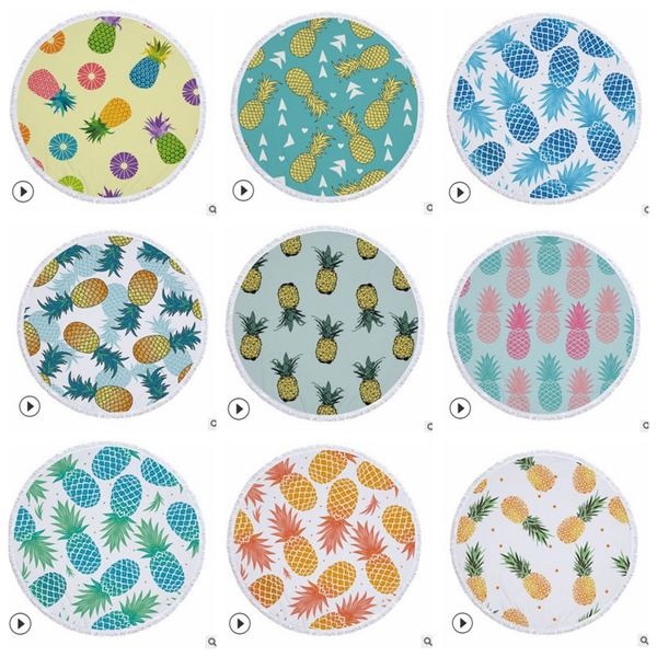 27 fruit pineapple round digital print beach towel bath towel home decoration tablecloth outdoor pad dhl free
27 fruit pineapple round digital print beach towel bath towel home decoration tablecloth outdoor pad dhl free