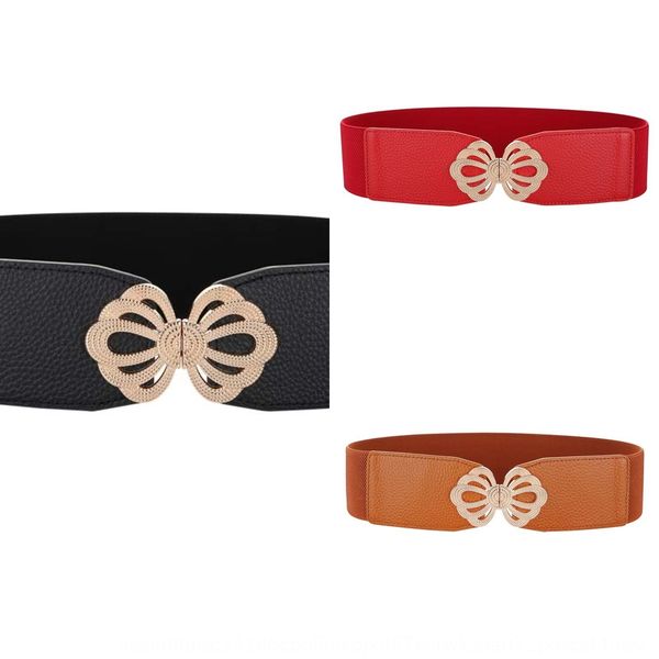 women's leather elastic band wide belt women's elastic buckle waist waistband all-match, Black;brown
women's leather elastic band wide belt women's elastic buckle waist waistband all-match, Black;brown