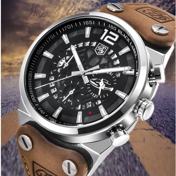 benyar brand mens watches military waterproof leather quartz chronograph sport wrist watch men relogio masculino+box by-5112m ly191213, Slivery;brown
benyar brand mens watches military waterproof leather quartz chronograph sport wrist watch men relogio masculino+box by-5112m ly191213, Slivery;brown