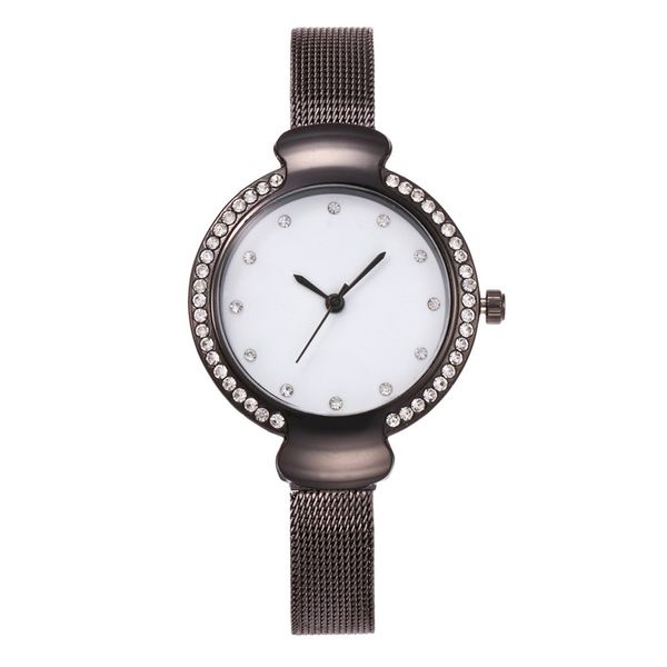 women classic narrow stainless steel strap dress mesh bracelet quartz wristwatches silver small dial female gift slim strap, Slivery;brown
women classic narrow stainless steel strap dress mesh bracelet quartz wristwatches silver small dial female gift slim strap, Slivery;brown