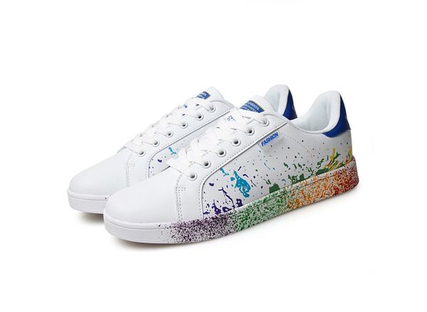 2019 lovers white shoes with casual inkjet tide shoes men's women's student lovers shoes big size 46
2019 lovers white shoes with casual inkjet tide shoes men's women's student lovers shoes big size 46