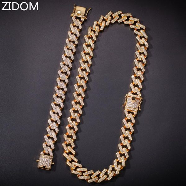 men hip hop iced out bling chain necklace & bracelets set zircon strip-type miami cuban chains necklaces hiphop jewelry gift, Silver
men hip hop iced out bling chain necklace & bracelets set zircon strip-type miami cuban chains necklaces hiphop jewelry gift, Silver