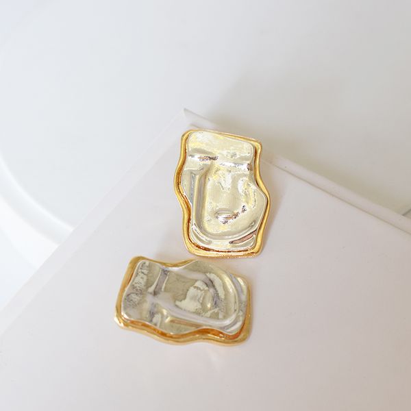 classic style designed metal glossy irregular art face stud earrings punk square france figure earrings for women girl, Golden
classic style designed metal glossy irregular art face stud earrings punk square france figure earrings for women girl, Golden