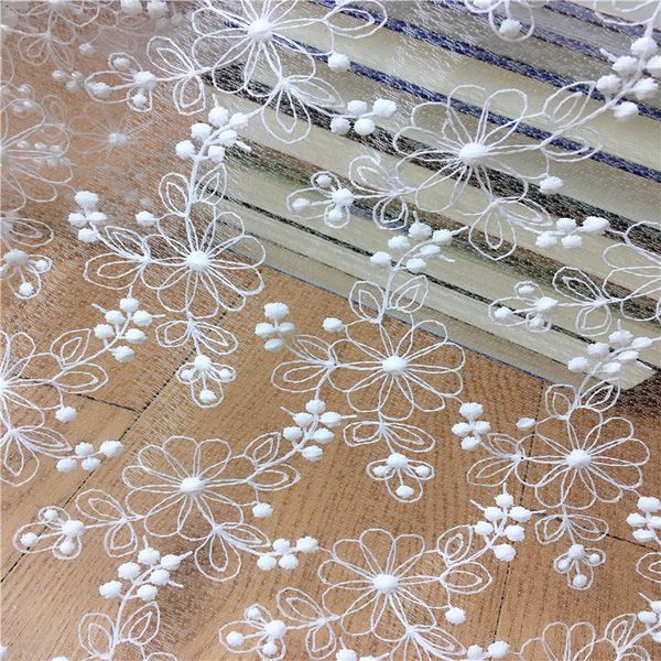 fine tulle polyester embroidered flower lace fabric diy craft fashion wedding dress clothing curtain decora accessories mt68, Black;white
fine tulle polyester embroidered flower lace fabric diy craft fashion wedding dress clothing curtain decora accessories mt68, Black;white